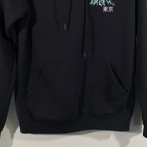 Fifth Sun Men's Black Tokyo Graphics Pullover Hoodie Size S - Picture 3 of 8